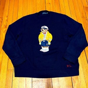 Polo Ralph Lauren CP93 Bear Knit EUC